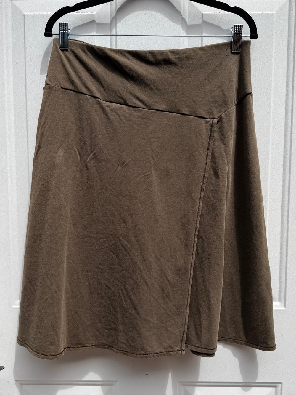 Patagonia Women's organic A-Line Brown Wrap Skirt Size Medium